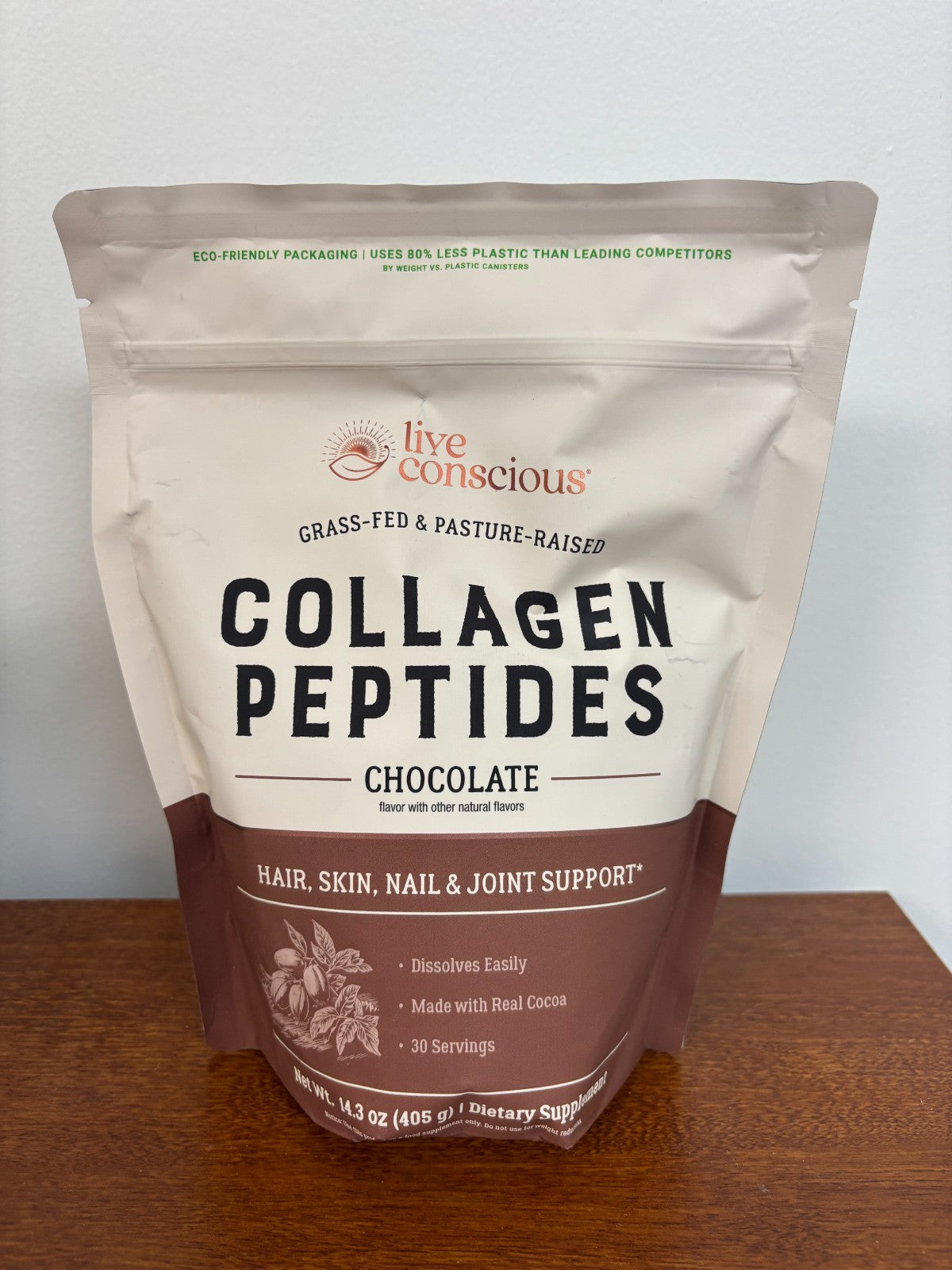 Live Conscious Collagen Peptides Hair, Skin, Nail & Joint Support 16 Oz