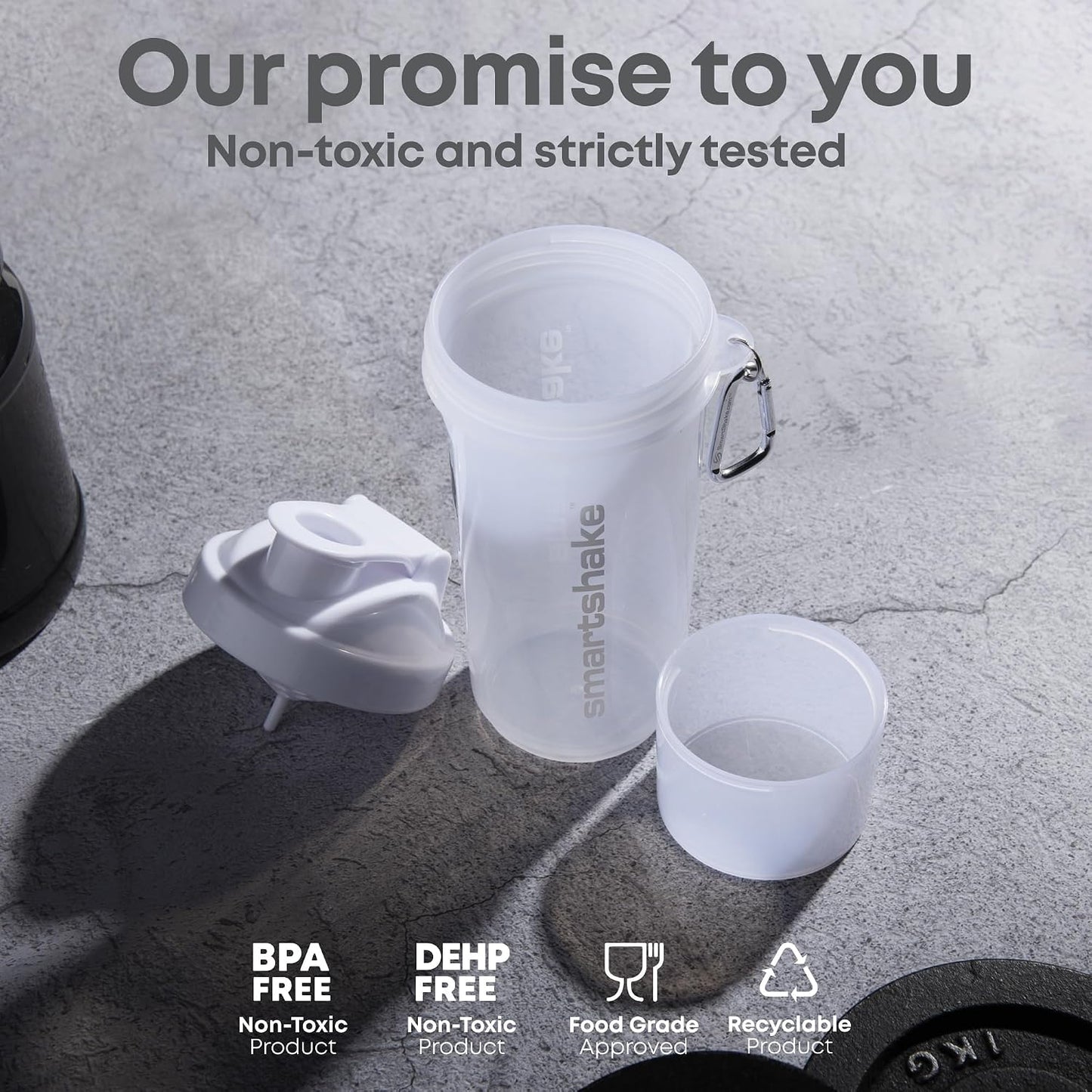 SLIM 4 Pack 400 Ml/13.5 Oz Protein Shaker Bottle | Silent Mixing | Leak-Proof Shaker Bottle | Shaker Cups for Protein Shakes | Gym Shaker Bottle | Bpa-Free, Dishwasher Safe | Multicolor