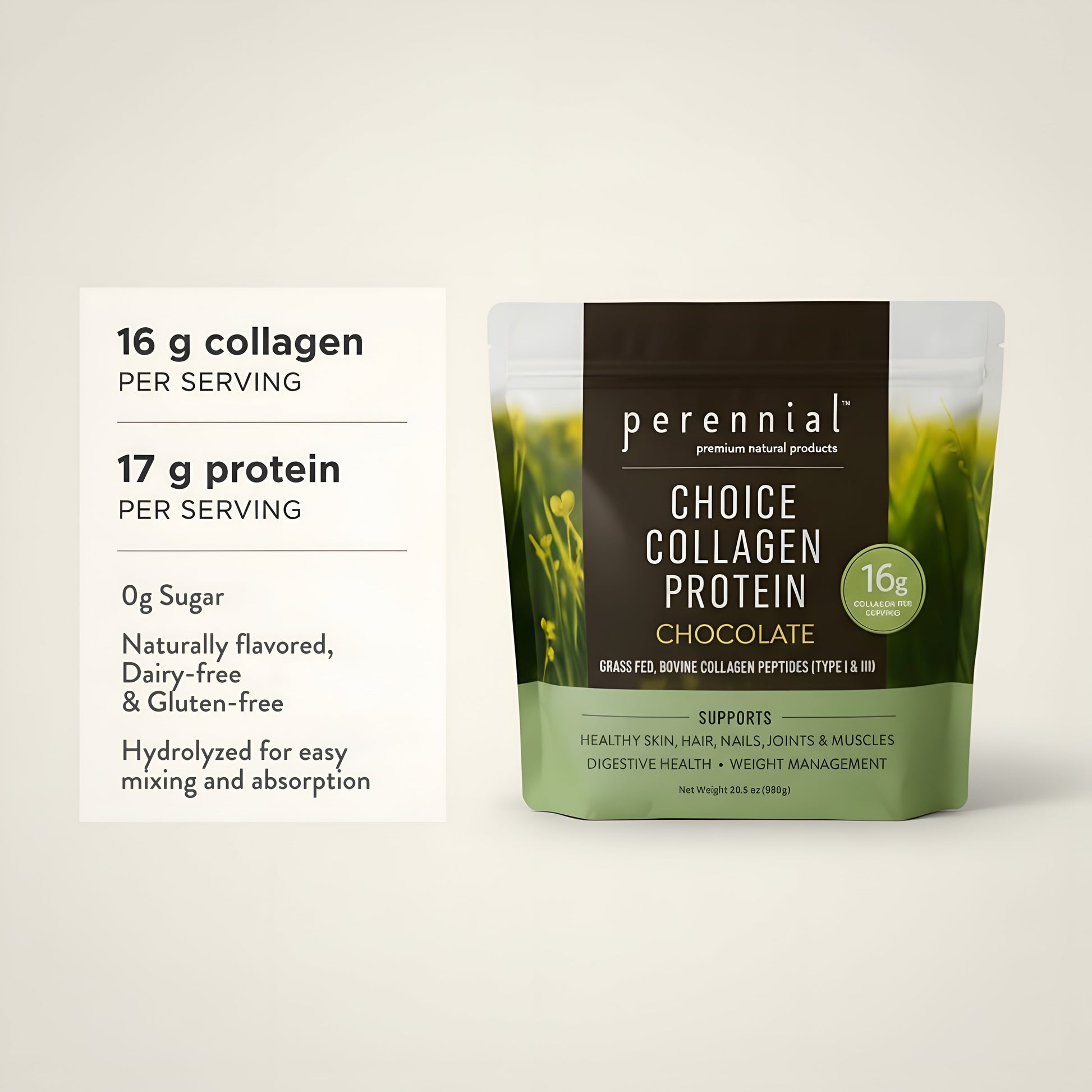 Collagen Peptides for Skin, Joints Gut — Chocolate |